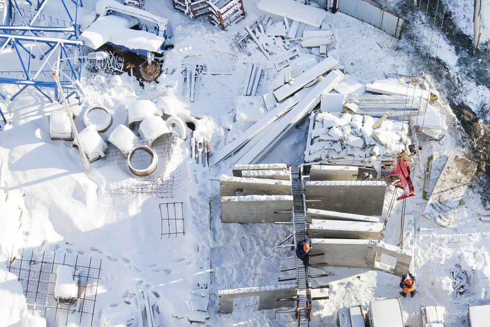 Dealing with ice and snow on a construction site Veritas Health and